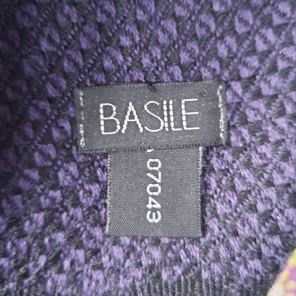 Basile Wool Blend Scarf Made in Italy NWOT - Picture 8 of 10